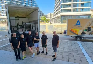 Naša ekipa na selidbi u Beogradu na Vodi